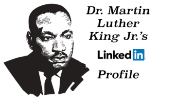 MLKs LinkedIn Profile and MLK Day Activities