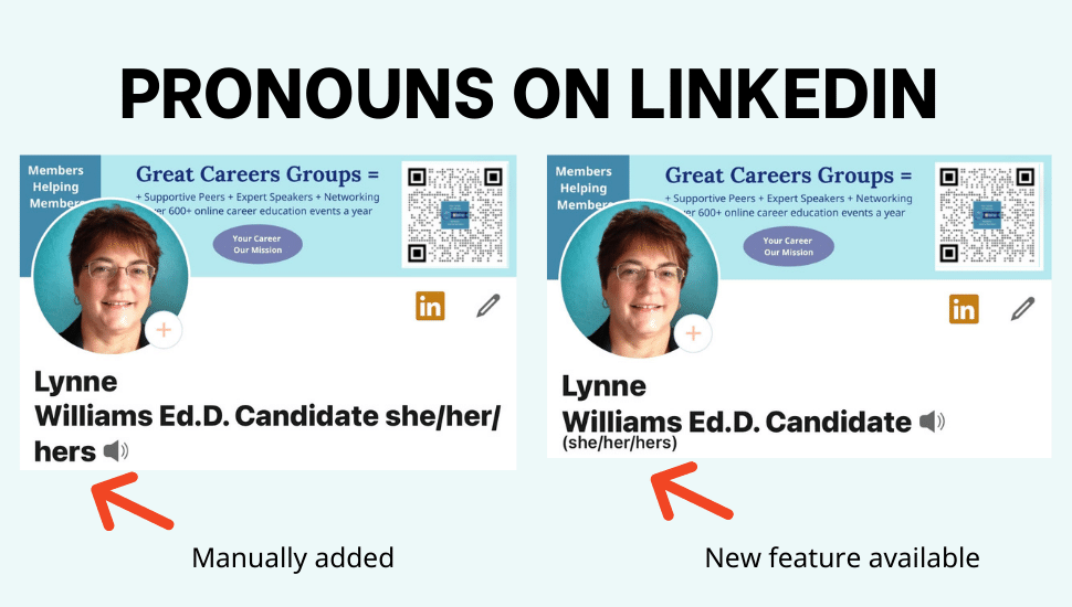Pronouns are a New LinkedIn Feature