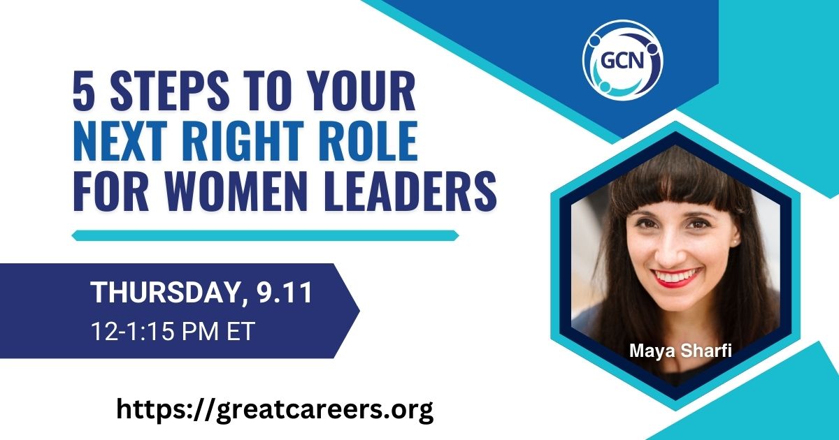 5 Steps to Your Next Right Role for Women Leaders