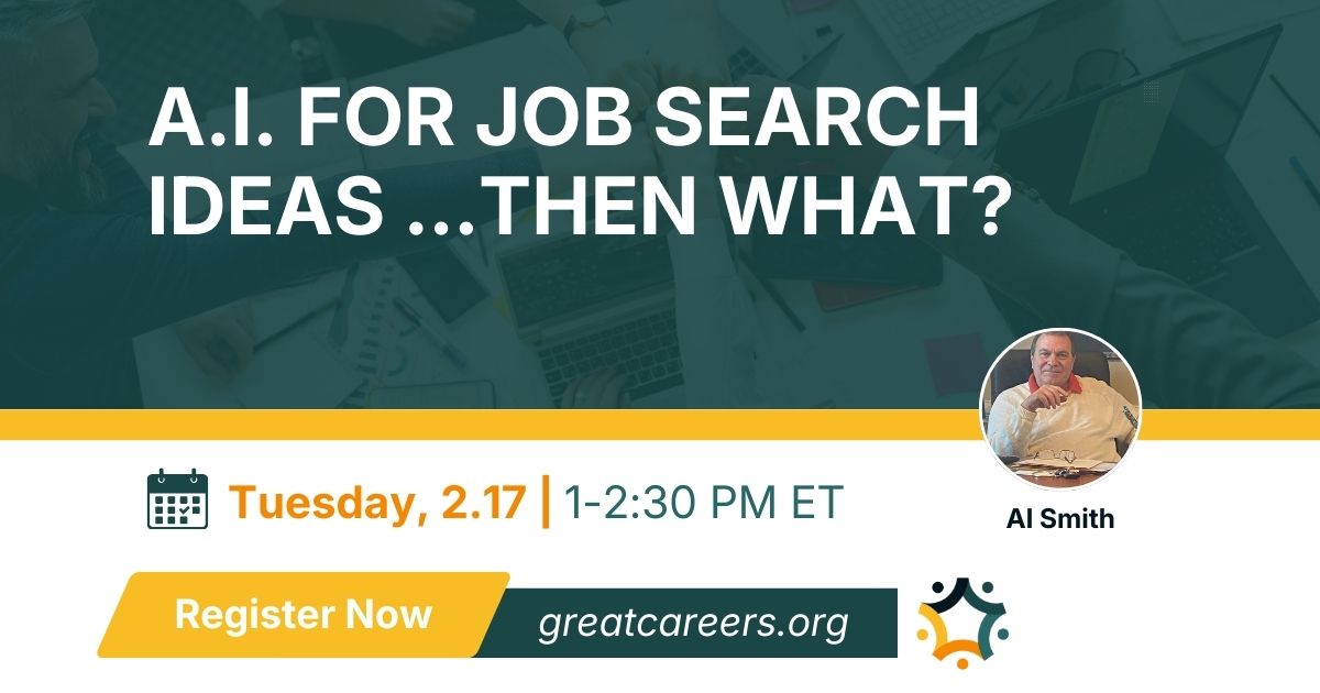 A.I. For Job Search Ideas ...Then What?