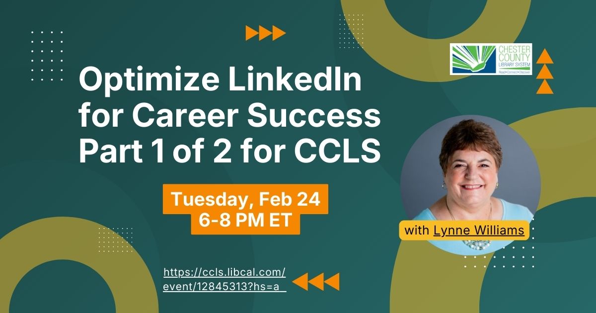 Optimize LinkedIn for Career Success Part 1 of 2