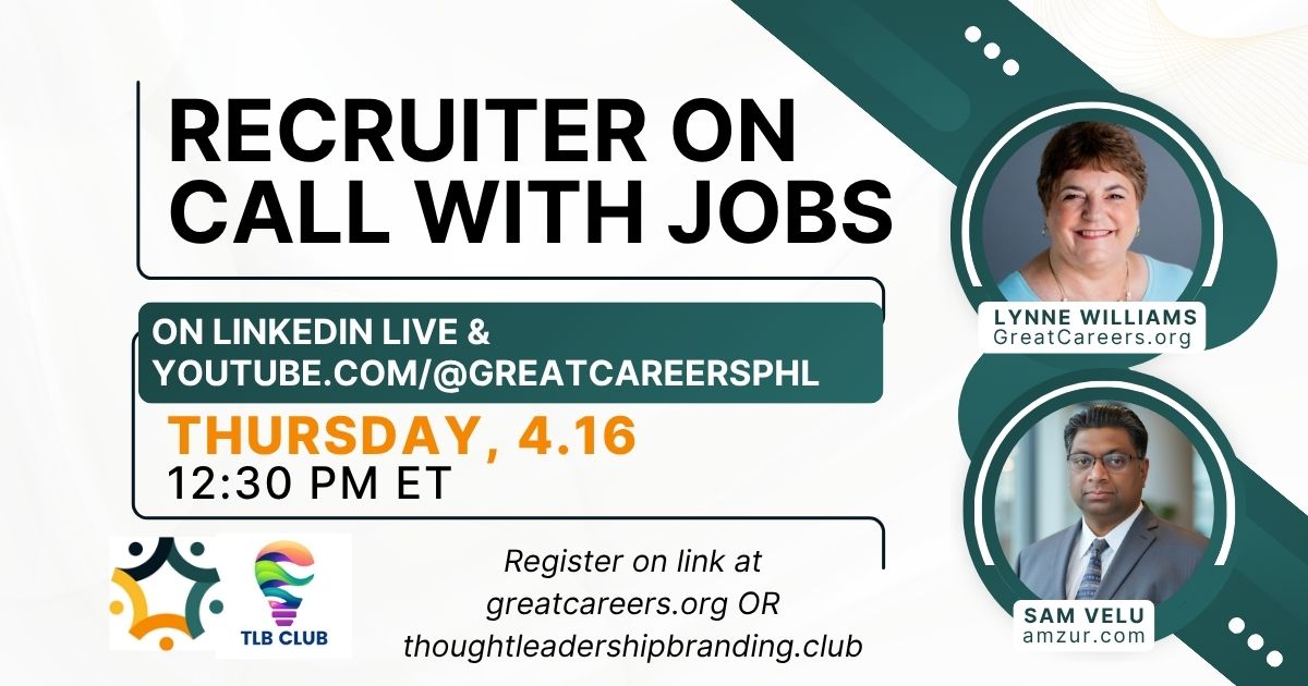 Recruiter on Call with Jobs Sam Velu