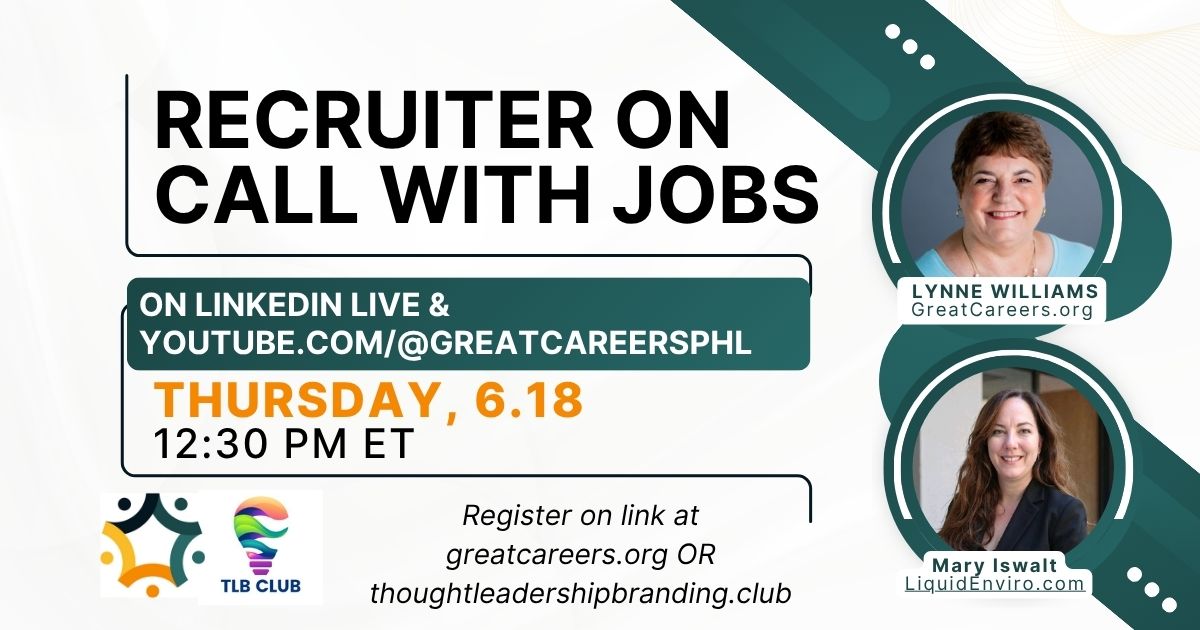 Recruiter on Call with Jobs Mary Iswalt